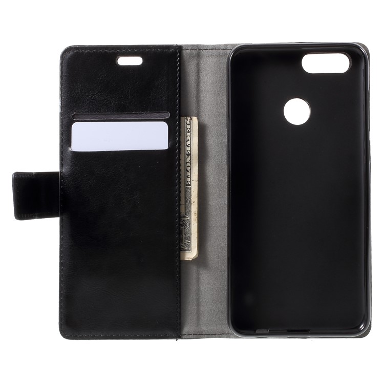 Pattern Printing Wallet Stand Leather Case for Huawei Honor 7X - Fierce Wolf-5