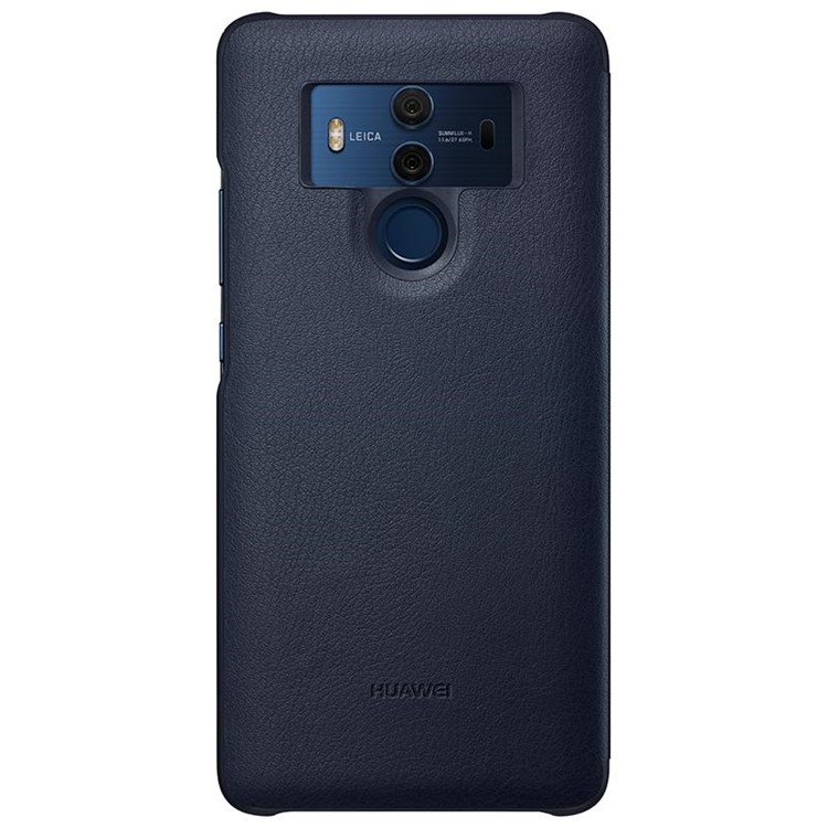HUAWEI Side View Window Smart Leather Case for Huawei Mate 10 Pro - Blue-3
