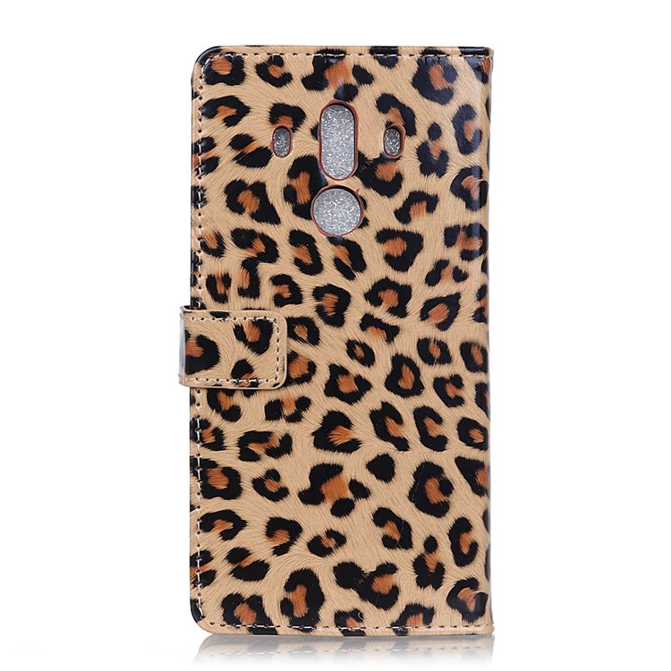 Fashion Leopard Pattern Wallet Stand Leather Case Cover for Huawei Mate 10 Pro-2