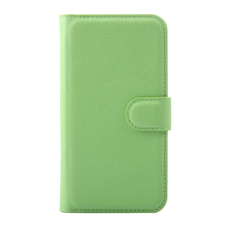 Litchi Grain PU Leather Case Cover for Huawei Y5 Y560 - Green-1