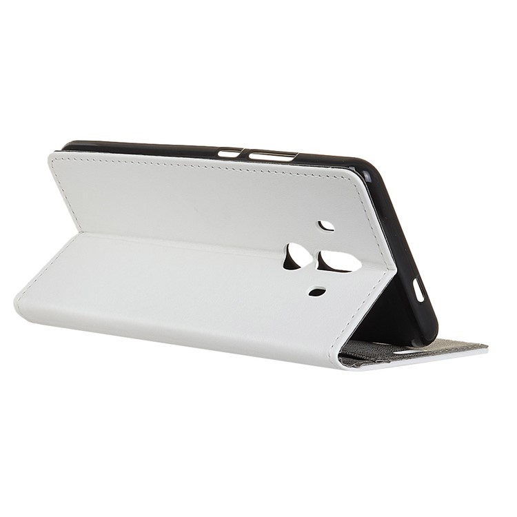 Wallet Leather Stand Cover for Huawei Mate 10 Pro - White-5