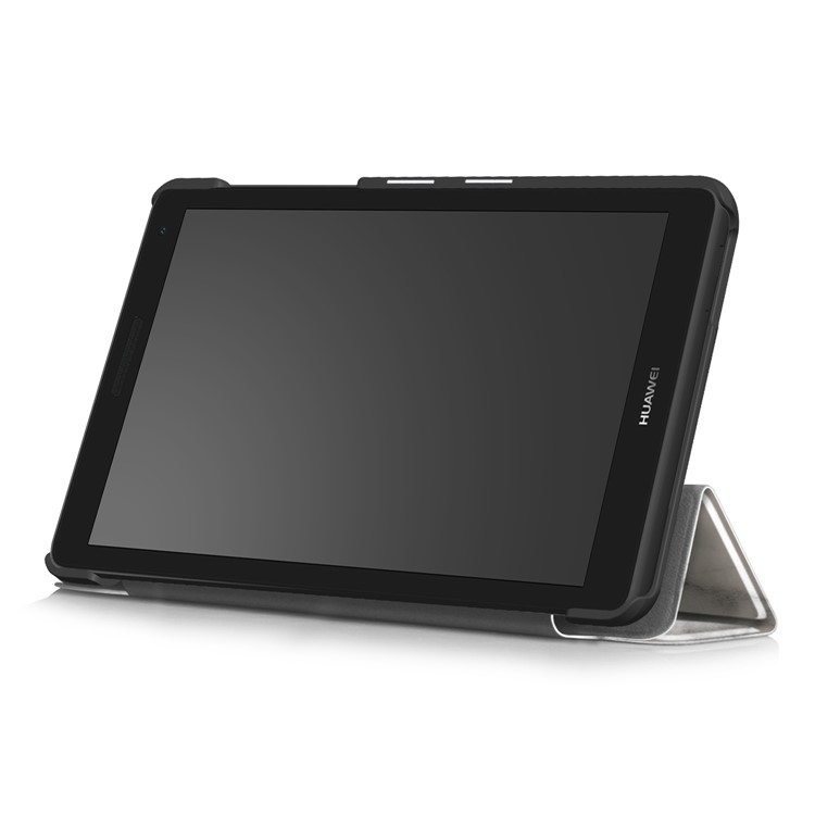 Pattern Printing Tri-fold Stand Leather Case for Huawei MediaPad T3 7.0 3G - Marble Pattern-6