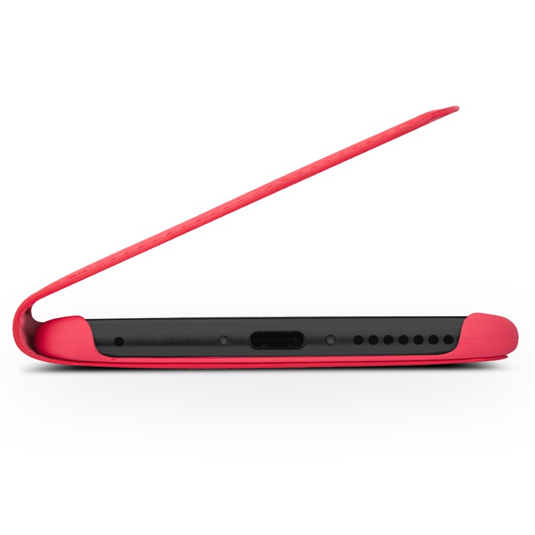 QIALINO View Window Smart Genuine Leather Flip Case for Huawei Mate 10 - Red-4
