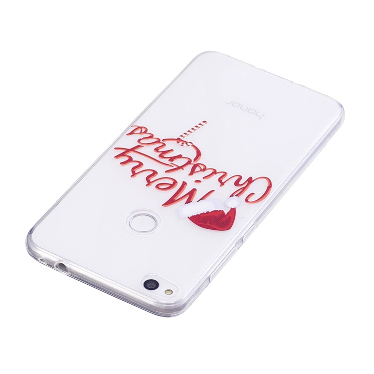 Ultra Thin Christmas Series Patterned Soft TPU Protective Mobile Case for Huawei P8 Lite (2017) - Merry Christmas-3