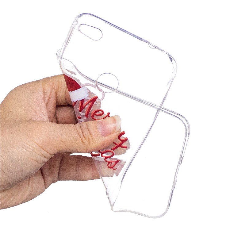 Ultra Thin Christmas Series Patterned Soft TPU Protective Mobile Case for Huawei P8 Lite (2017) - Merry Christmas-4