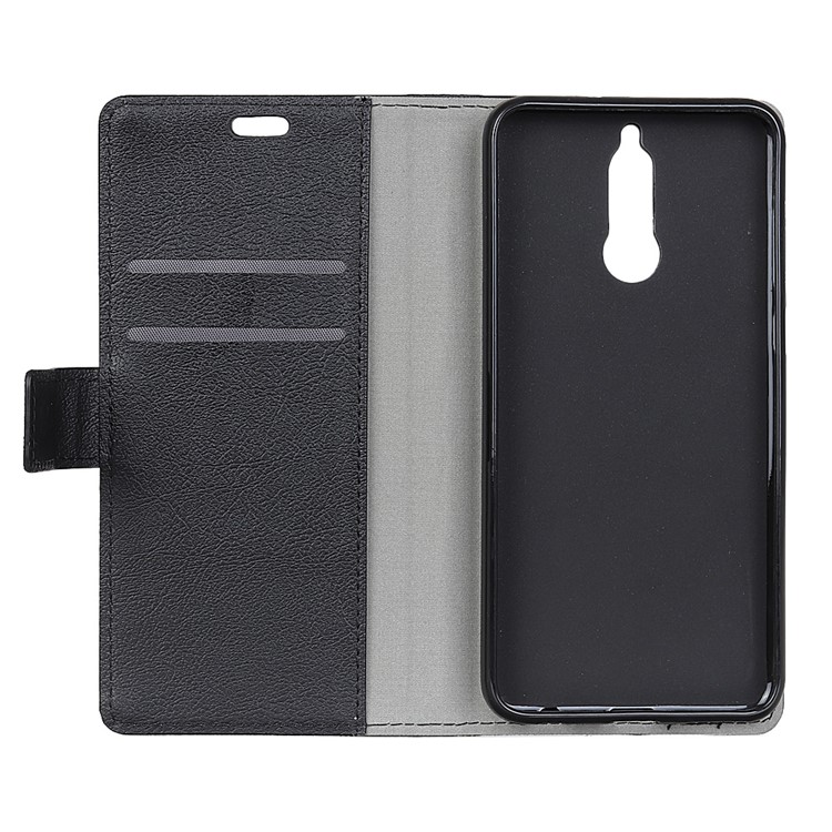 Wallet Leather Stand Case for Huawei Mate 10 Lite / nova 2i / Maimang 6 / Honor 9i - Black-4