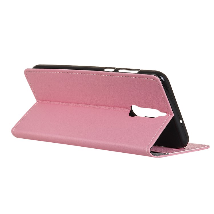 Magnetic Leather Stand Cover for Huawei Mate 10 Lite / nova 2i / Maimang 6 / Honor 9i - Pink-3