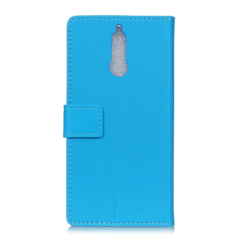 Wallet Leather Case with Stand for Huawei Mate 10 Lite / nova 2i / Maimang 6 / Honor 9i - Blue-2