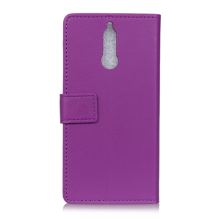 Wallet Leather Cell Phone Case for Huawei Mate 10 Lite / nova 2i / Maimang 6 / Honor 9i - Purple-2