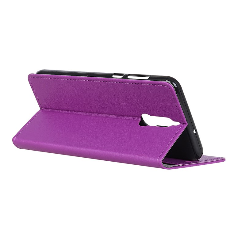 Wallet Leather Cell Phone Case for Huawei Mate 10 Lite / nova 2i / Maimang 6 / Honor 9i - Purple-3