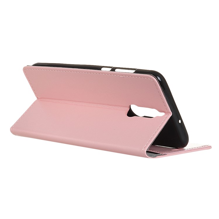 Crazy Horse Leather Wallet Cover Case for Huawei Mate 10 Lite / nova 2i / Maimang 6 / Honor 9i - Pink-5