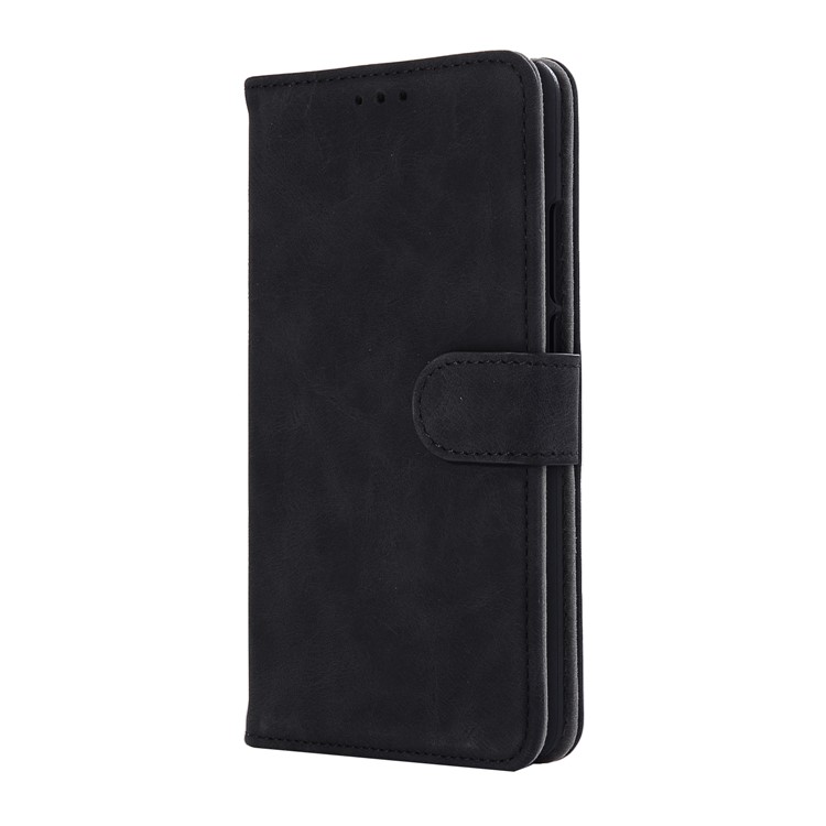 Vintage Style Leather Stand Wallet Case for Huawei Mate 10 - Black-2