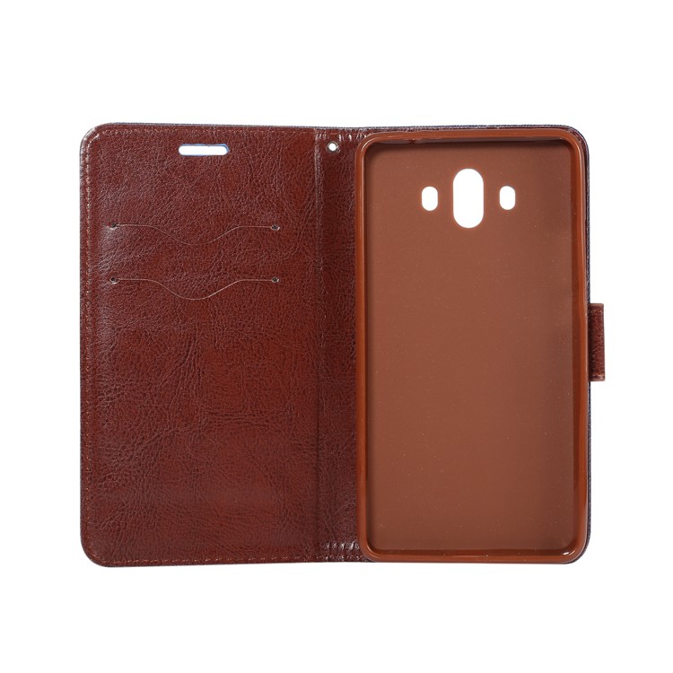 Jeans Cloth Leather Card Holder Cover for Huawei Mate 10 - Baby Blue-7