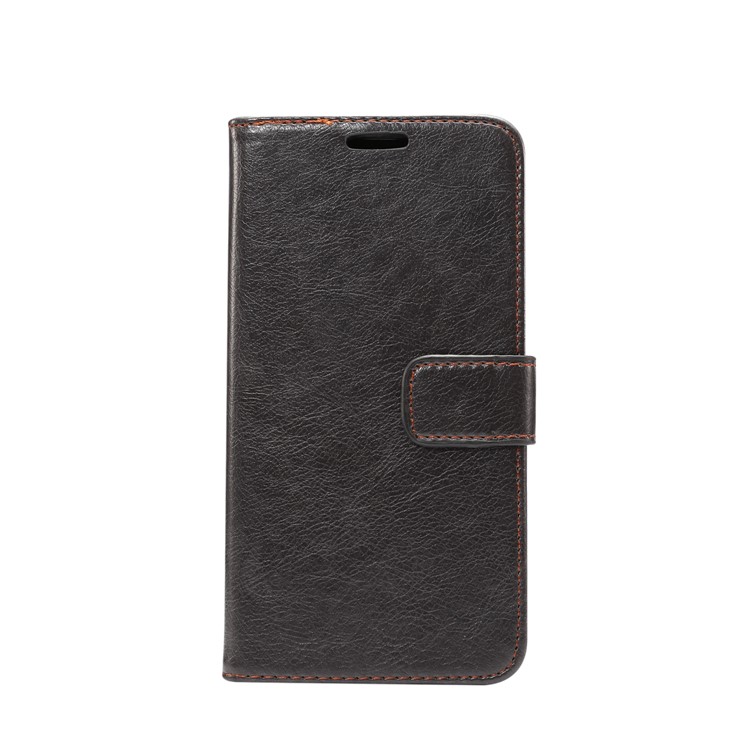 Crazy Horse Leather Phone Shell for Huawei Mate 10 - Black-2