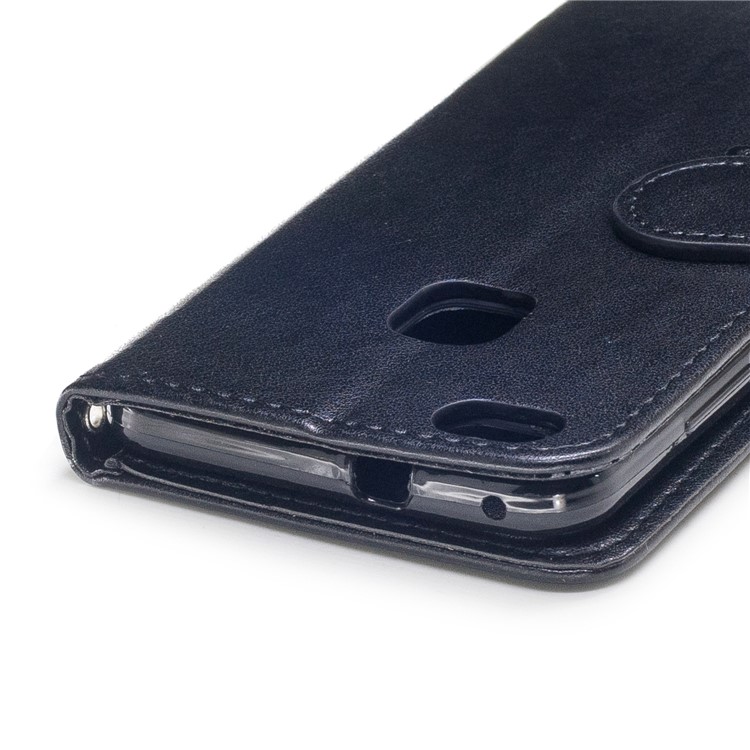 Unicorn Pattern Print Magnetic Leather Wallet Stand Cell Phone Shell for Huawei P10 Lite - Black-6