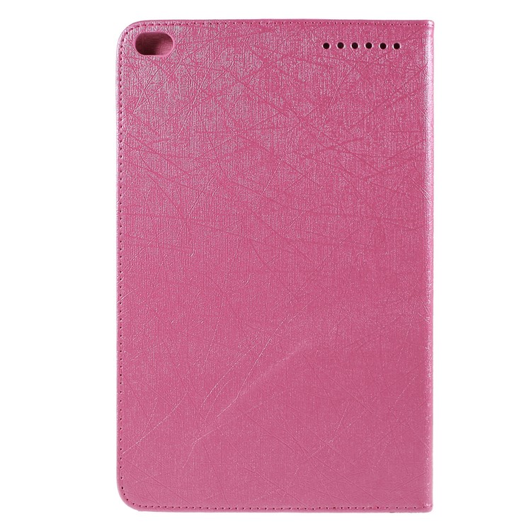 Lines Texture Tri-fold Leather Flip Case for Huawei MediaPad T1 10 - Rose-3