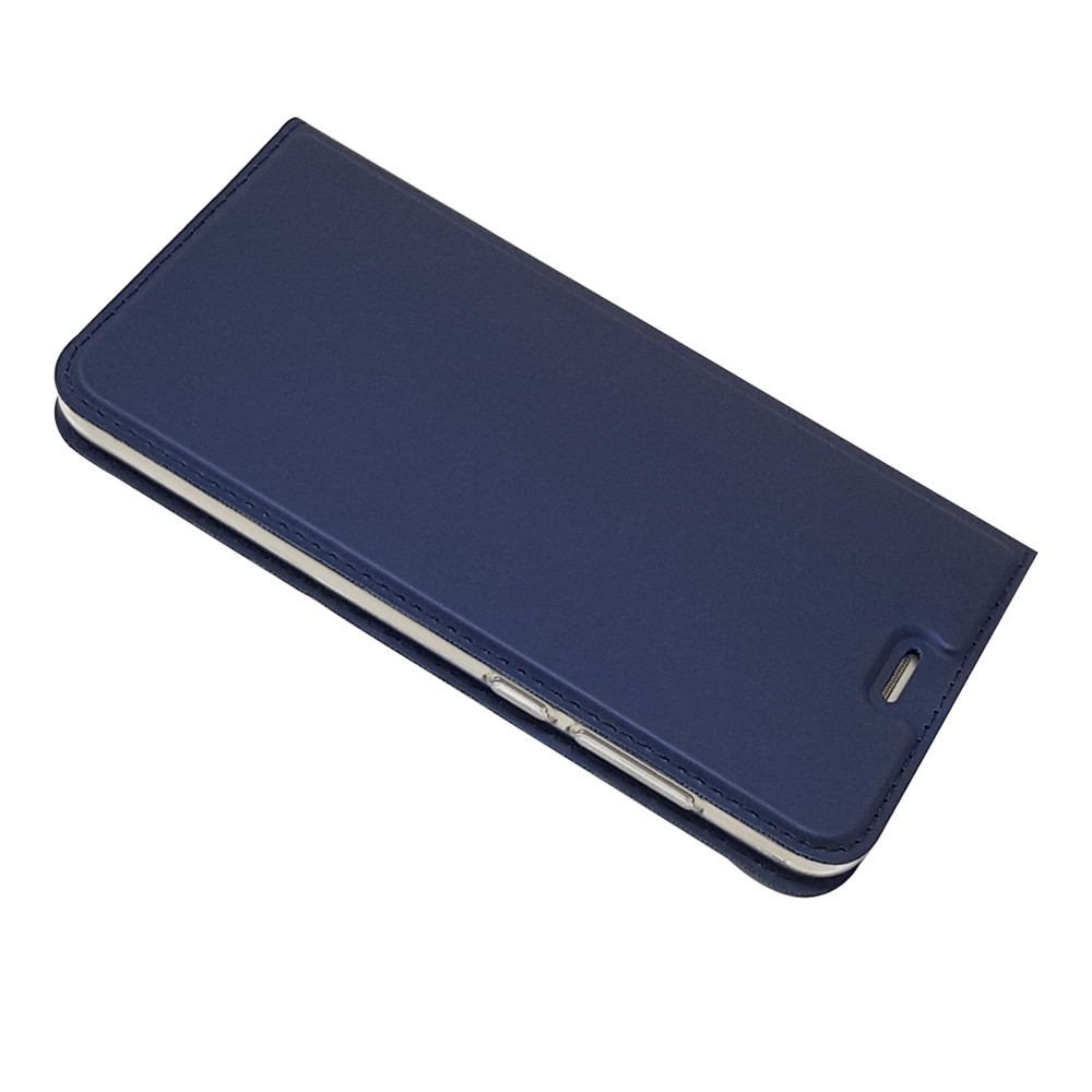 Magnetic Card Holder Stand Leather Mobile Phone Cover for Huawei P8 Lite (2017) / Honor 8 Lite - Dark Blue-3