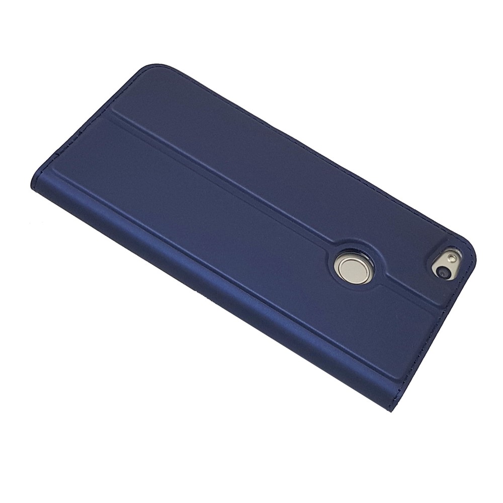 Magnetic Card Holder Stand Leather Mobile Phone Cover for Huawei P8 Lite (2017) / Honor 8 Lite - Dark Blue-4