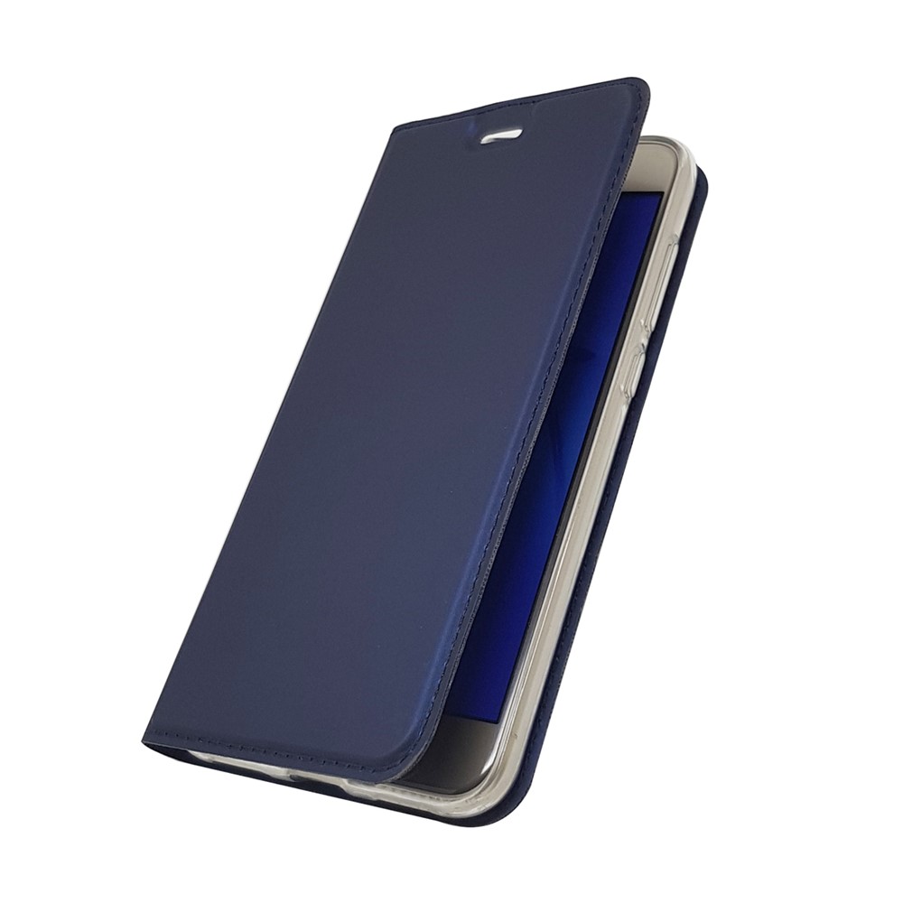 Magnetic Card Holder Stand Leather Mobile Phone Cover for Huawei P8 Lite (2017) / Honor 8 Lite - Dark Blue-7