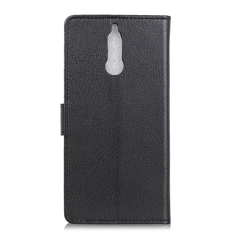 Litchi Texture Wallet Stand Leather Case for Huawei Mate 10 Lite/nova 2i/Maimang 6 - Black-2