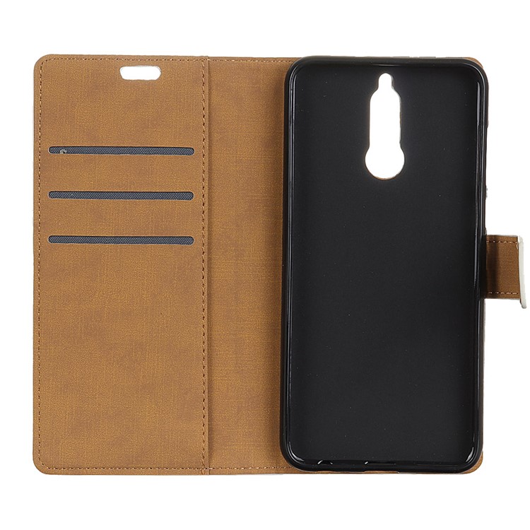 Flip Leather Wallet Stand Case for Huawei Mate 10 Lite/nova 2i/Maimang 6 - Black-5