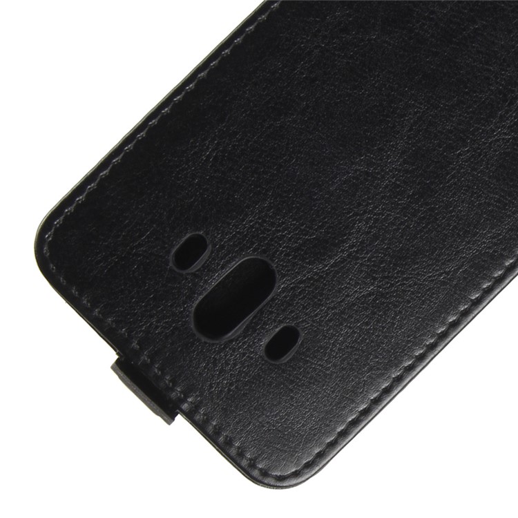 Verrückte Pferd Vertikale Flip Ledertasche Mit Kartensteckplatz Für Huawei Mate 10 - Schwarz-2