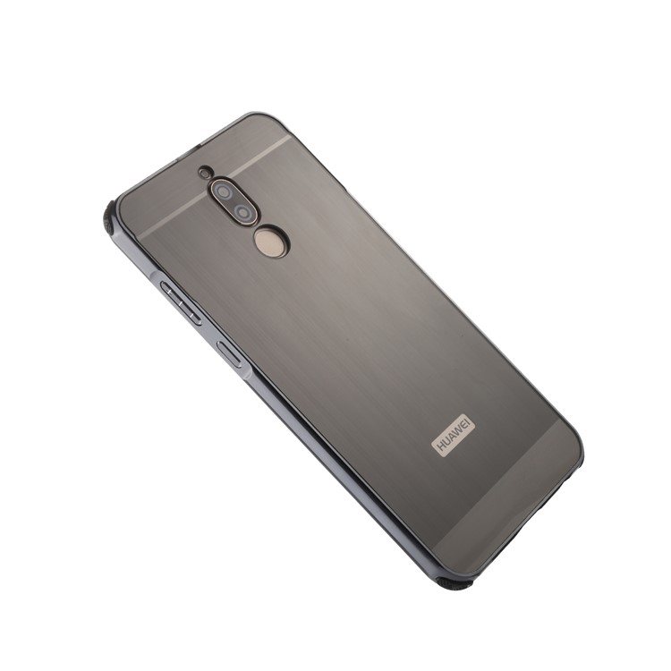 Metal Bumper Slide-on Plastic Back Combo Protective Case for Huawei Mate 10 Lite / nova 2i / Maimang 6 - Black-4
