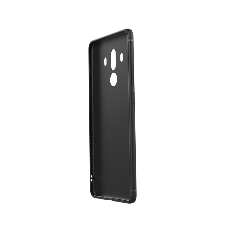 Magnetic Finger Ring Kickstand Matte TPU Back Case for Huawei Mate 10 Pro - Black-9