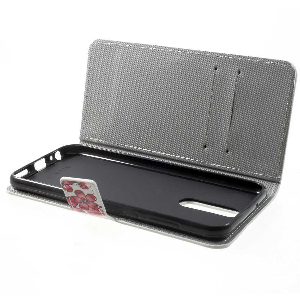 Para Huawei Mate 10 Lite / nova 2i / Cubierta Del Accesorio Del Teléfono Del Soporte De Cuero De La PU De Maimang 6 Billetera - Flor Rosa-5