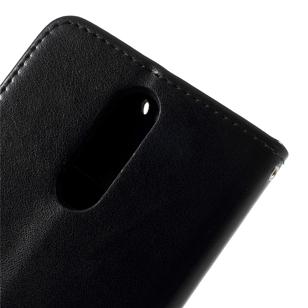 Huella Búhos Búhos de Billetera de Cuero Para Huawei Mate 10 Lite / Nova 2i / Maimang 6 / Honor 9i (India) - Negro-8