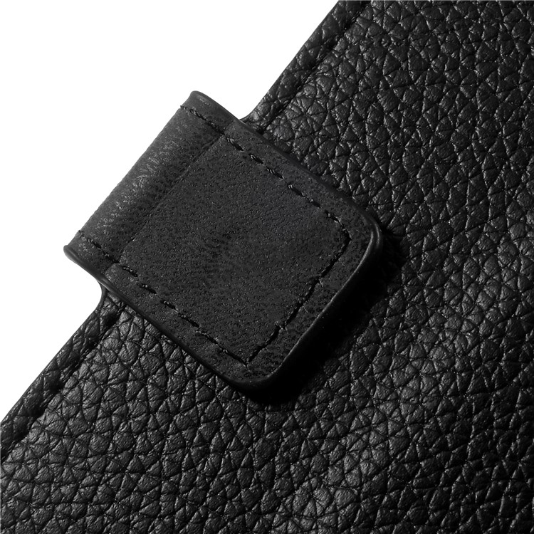 Litchi Texture Leather Wallet Stand Case Accessory for Huawei Mate 10 Pro-10