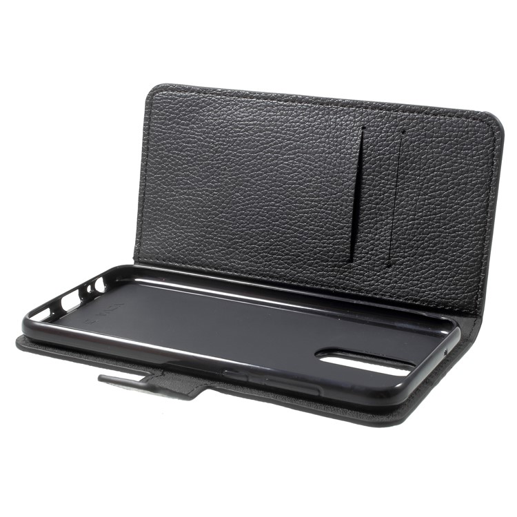 Litchi Skin Leather Wallet Case for Huawei Mate 10 Lite / nova 2i / Maimang 6 / Honor 9i (India) - Black-6