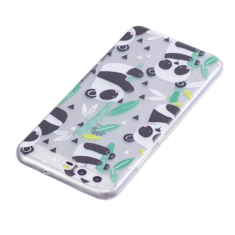 Pattern Printing TPU Flexible Casing for Huawei P10 - Panda-3