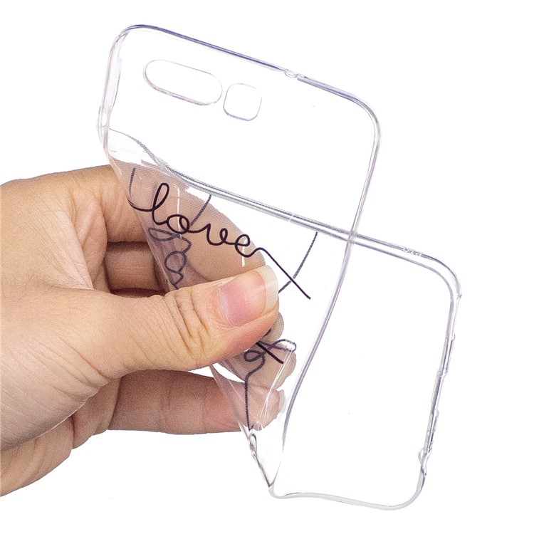 Pattern Printing TPU Flexible Shell for Huawei P10 - English Characters-4