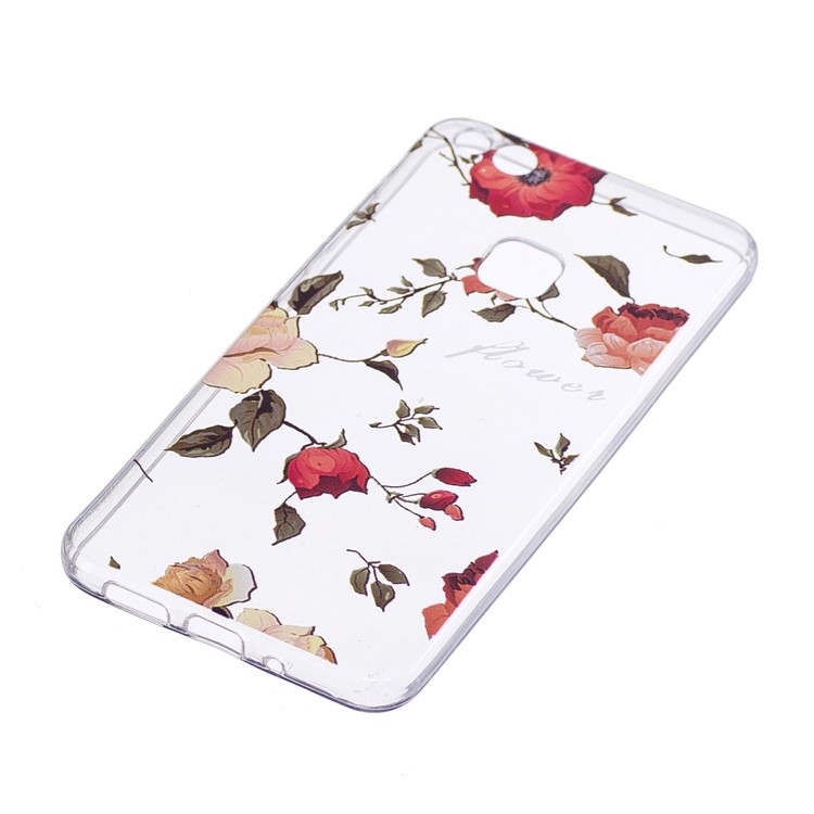 Pattern Printing Soft TPU Phone Case for Huawei P10 Lite - Vivid Flowers-2