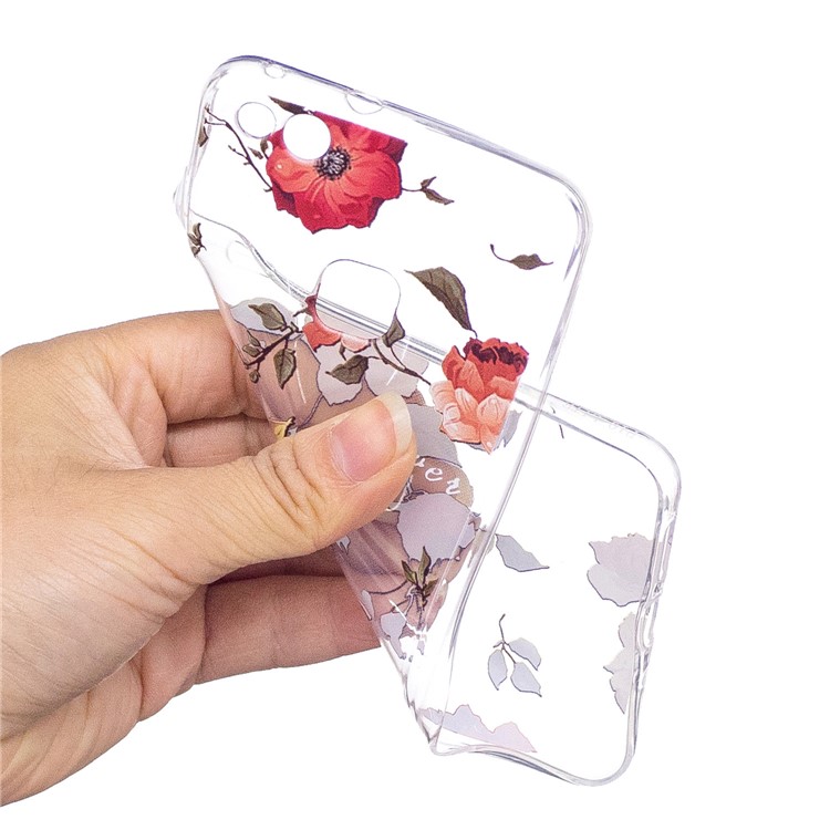 Pattern Printing Soft TPU Phone Case for Huawei P10 Lite - Vivid Flowers-4