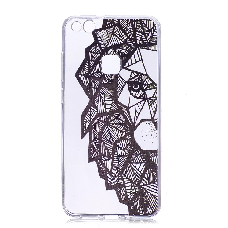 Pattern Printing Flexible TPU Phone Protective Case for Huawei P10 Lite - Animal Pattern-1