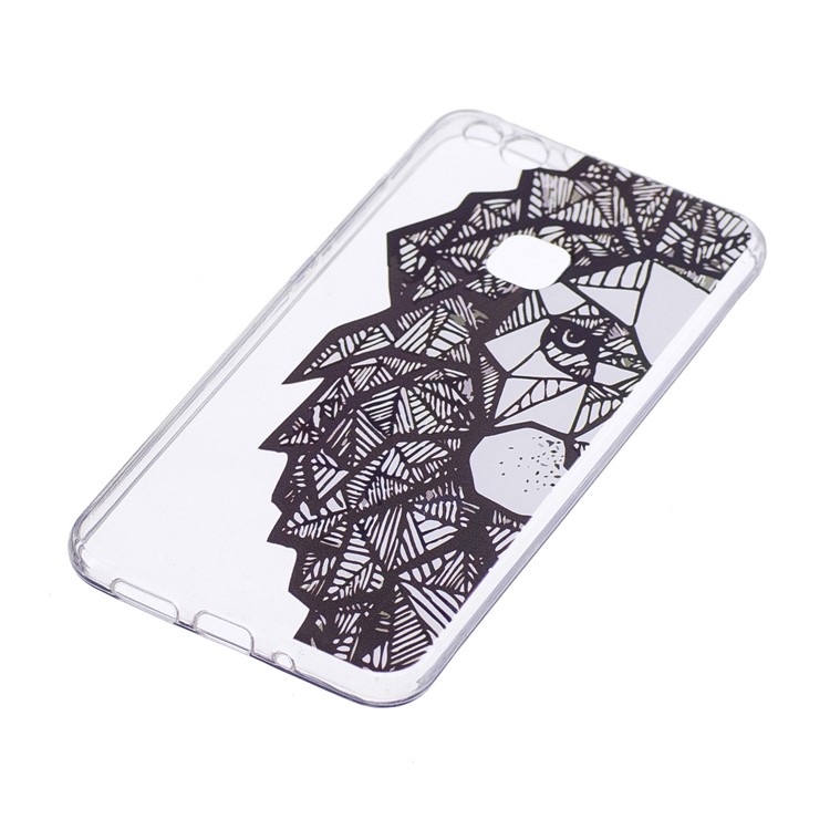 Pattern Printing Flexible TPU Phone Protective Case for Huawei P10 Lite - Animal Pattern-2