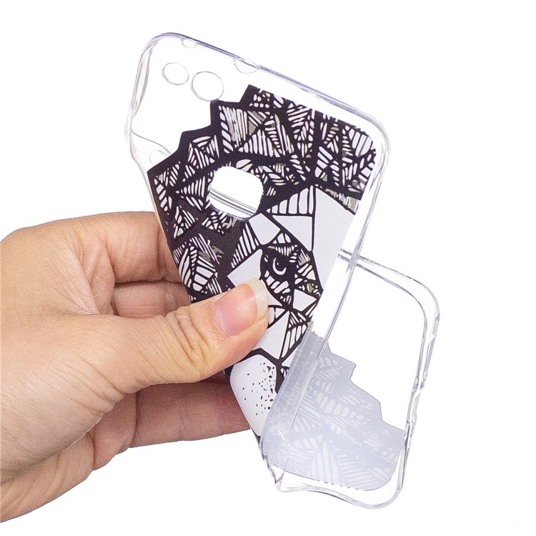 Pattern Printing Flexible TPU Phone Protective Case for Huawei P10 Lite - Animal Pattern-4