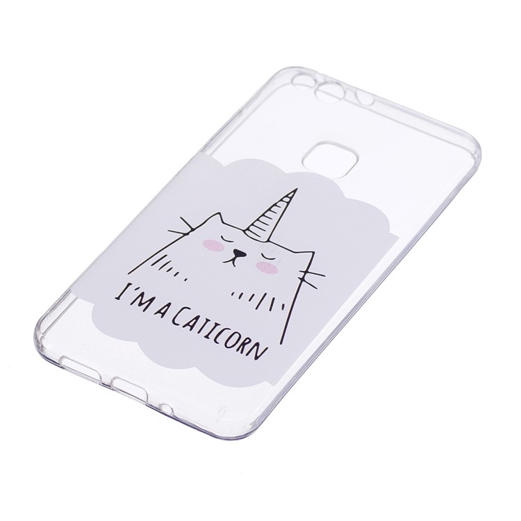 For Huawei P10 Lite Patterned Flexible TPU Mobile Casing - Cartoon Pattern-2