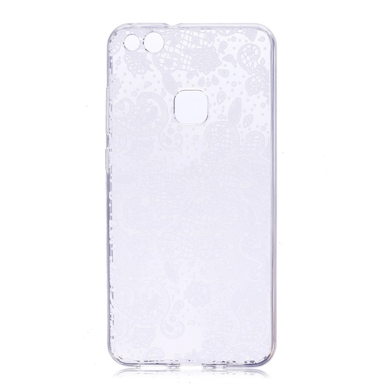 Pattern Printing TPU Phone Lightweight Back Shell for Huawei P10 Lite - Flower Pattern-1