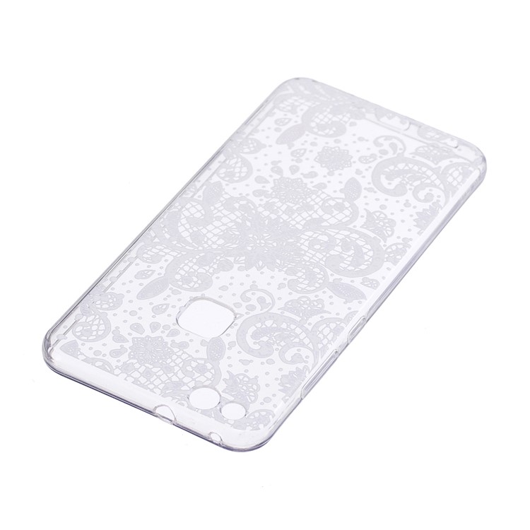 Pattern Printing TPU Phone Lightweight Back Shell for Huawei P10 Lite - Flower Pattern-3