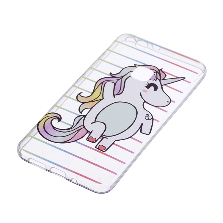 Pattern Printing TPU Protective Case for Huawei P10 Lite - Unicorn Pattern-2