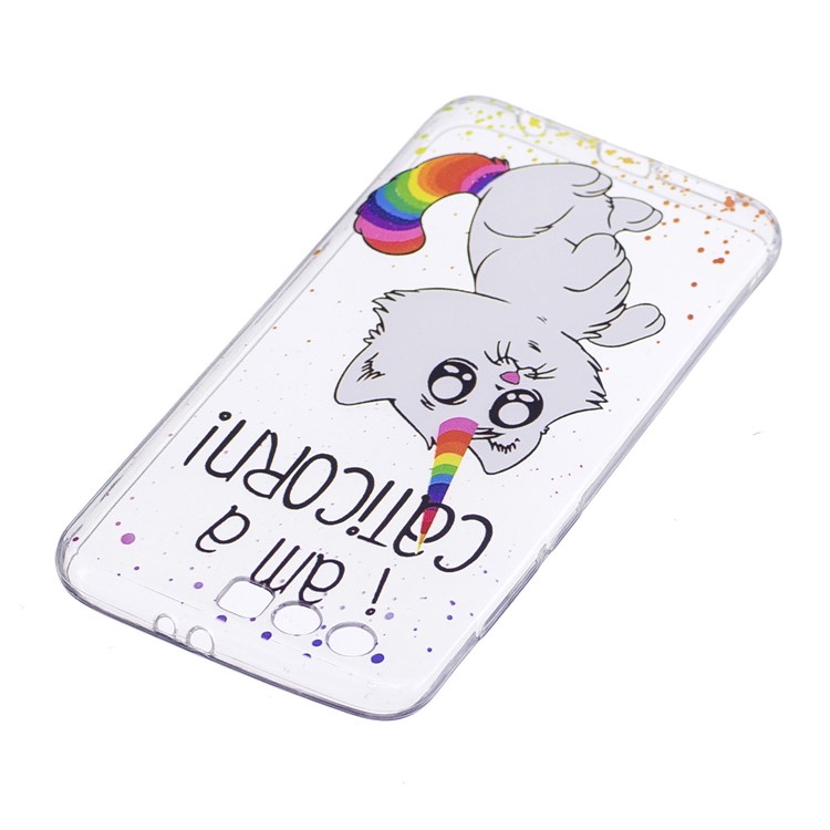 Pattern Printing TPU Phone Protective Phone Back Case for Huawei Honor 9 - Adorable Cartoon-3