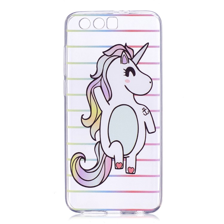 Pattern Printing TPU Protective Case for Huawei Honor 9 - Unicorn Pattern-1