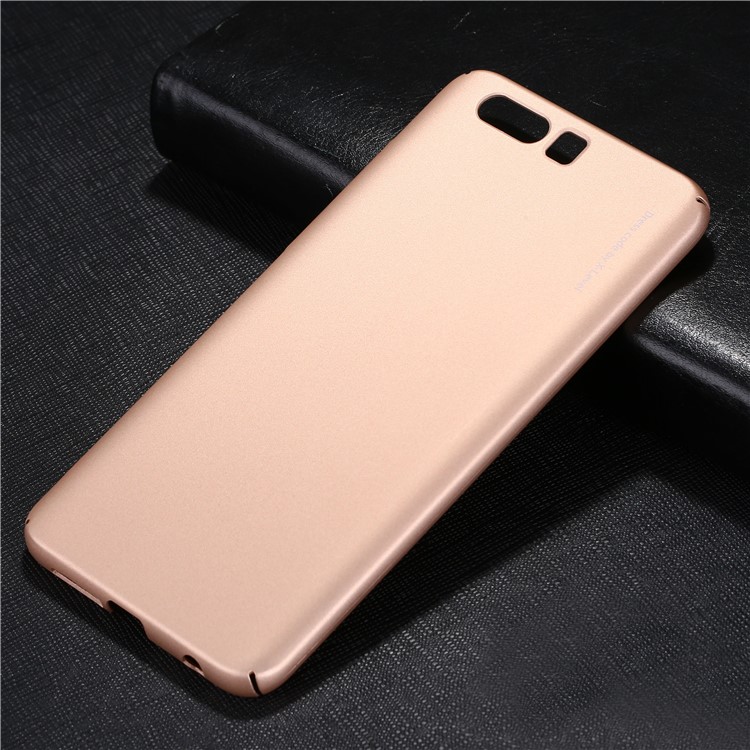 X-LEVEL Knight Series Wrapped Edges Matte Plastic Casing for Huawei Honor 9 - Gold-1
