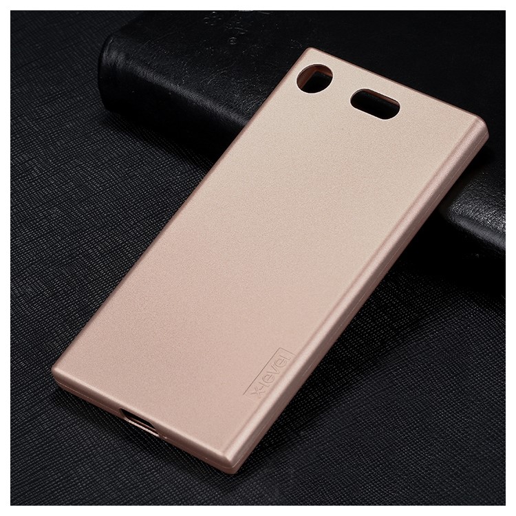 X-LEVEL Guardian Series for Sony Xperia XZ1 Matte TPU Phone Shell - Gold-1