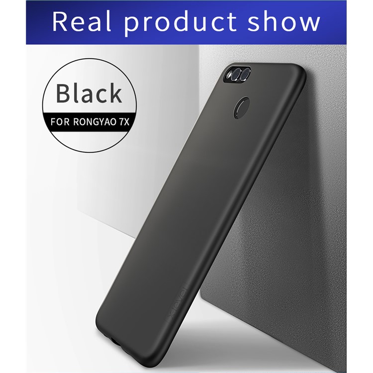 X Level Guardian Series For Huawei Honor X Frosted Tpu Mobile Phone Shell Black X Level Guardian Series For Huawei Honor X Frosted Tpu Mobile Phone Shell Black