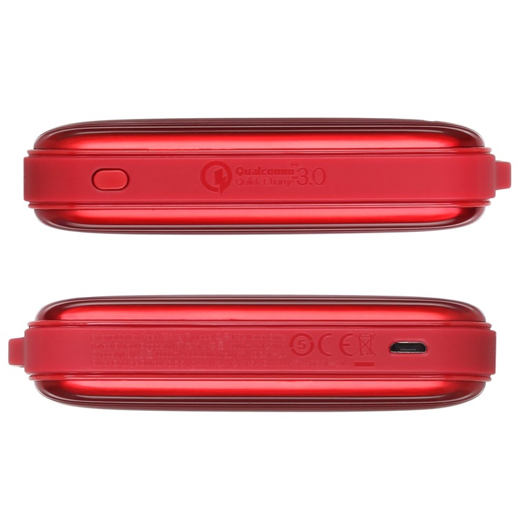 MOMAX iPower Go mini3 Traveling Case 10000mAh Dual USB Battery Charger with Quick Charge 3.0 - Red-4