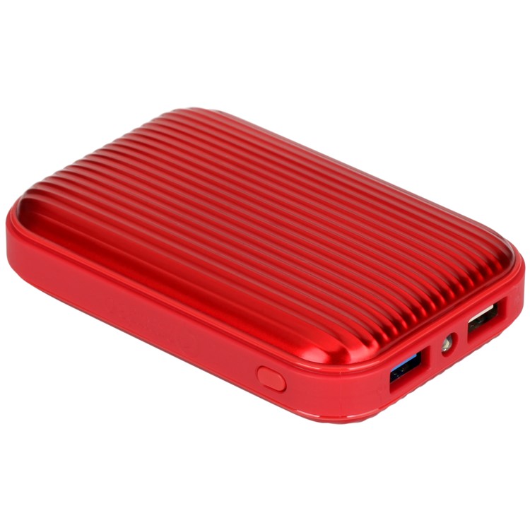 MOMAX iPower Go mini3 Traveling Case 10000mAh Dual USB Battery Charger with Quick Charge 3.0 - Red-6